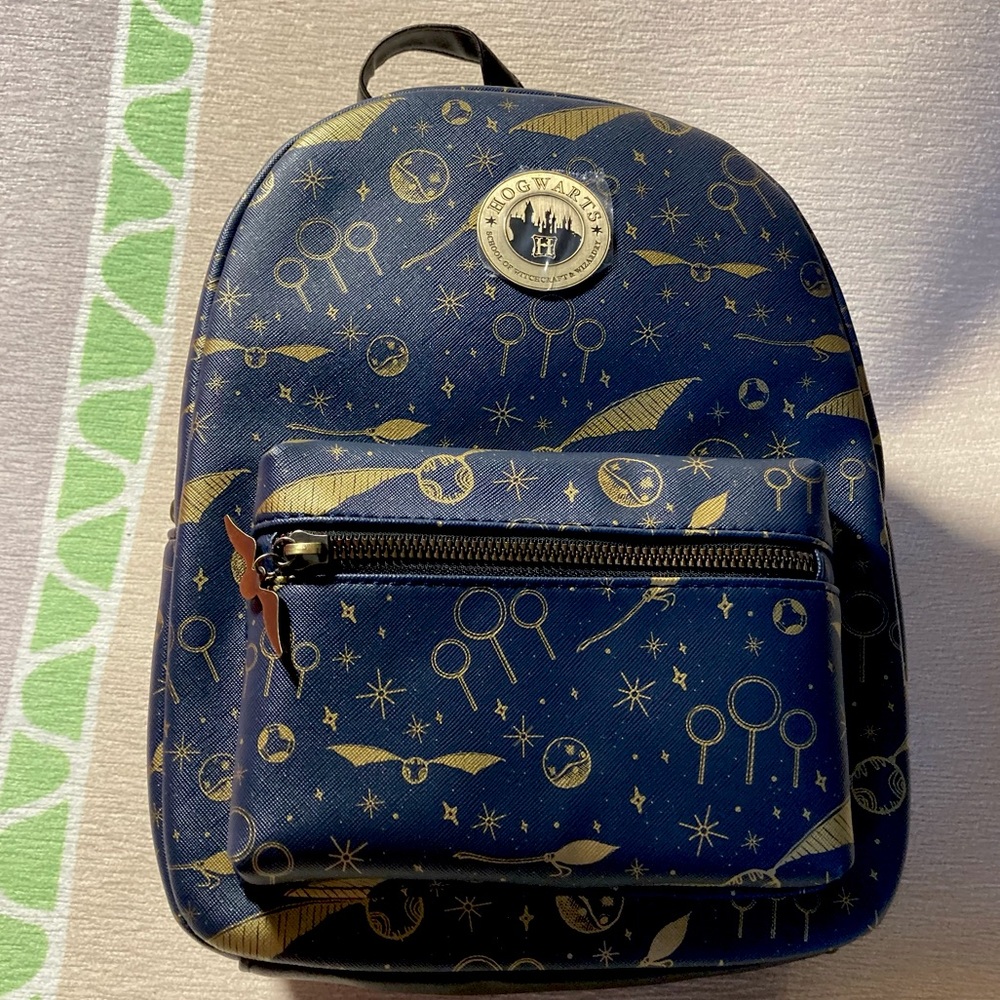 Harry Potter Navy & Gold Quidditch backpack